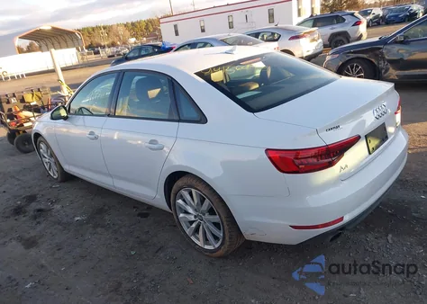 2017 Audi A4 2.0T Premium из США, поврежденный, VIN WAUANAF4XHN025831